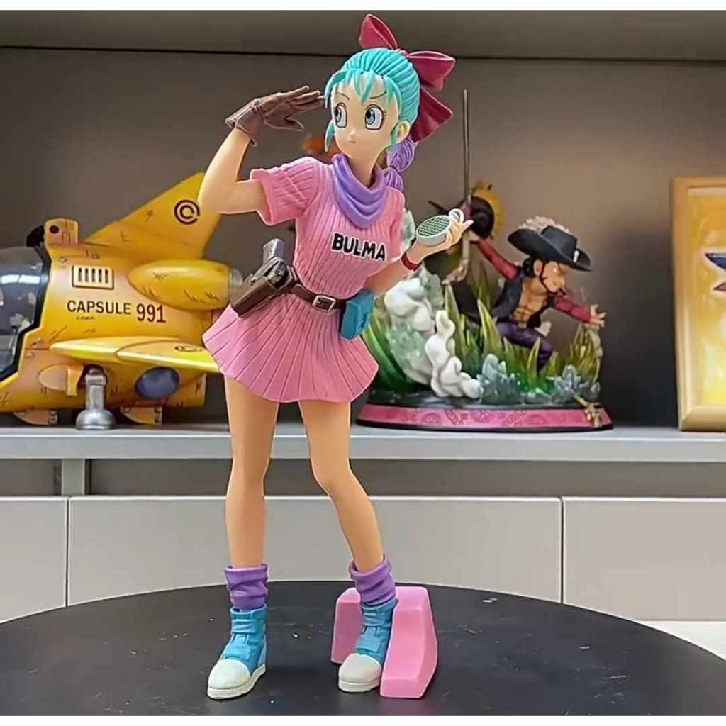 Bulma - Figura de Ação 25cm - Action Figure Boneco Dragon Ball Z Goku