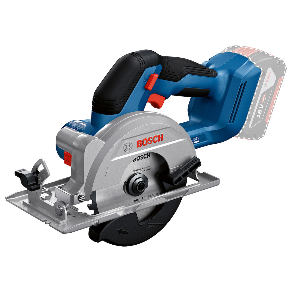 Serra Circular GKS 18V-51 Bosch Brushless 18V Sem Fio 5.1/2" a Bateria