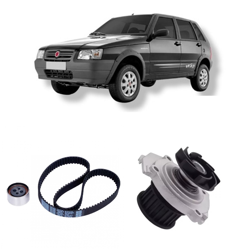 Kit Correia Tensor Bomba Dagua Palio Siena Uno Fire 1.0 8v em Oferta na Shopee