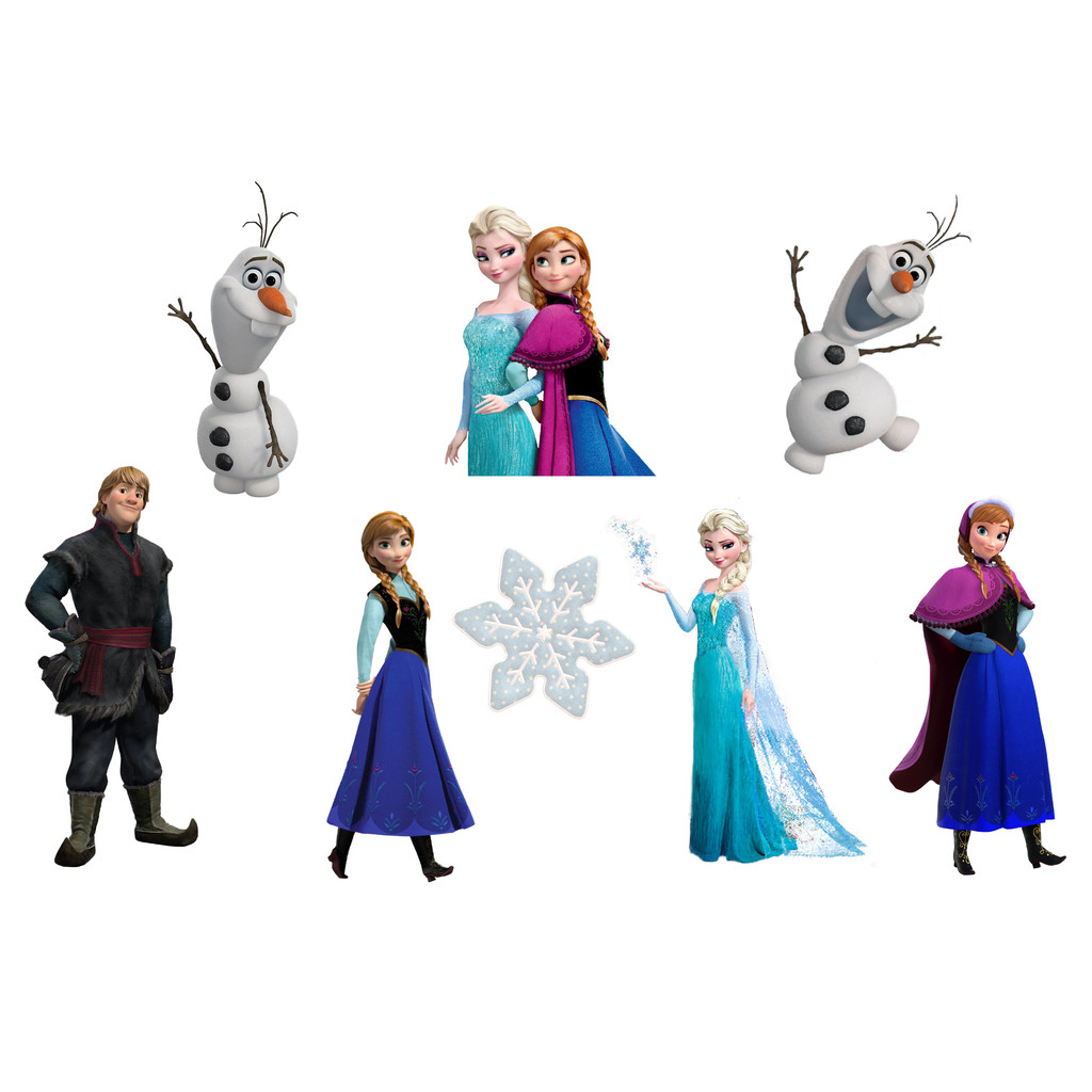 100 Apliques frozen ana elsa Toppers Tags Tubetes Docinhos Festa Enfeites para Aniversário em Oferta na Shopee