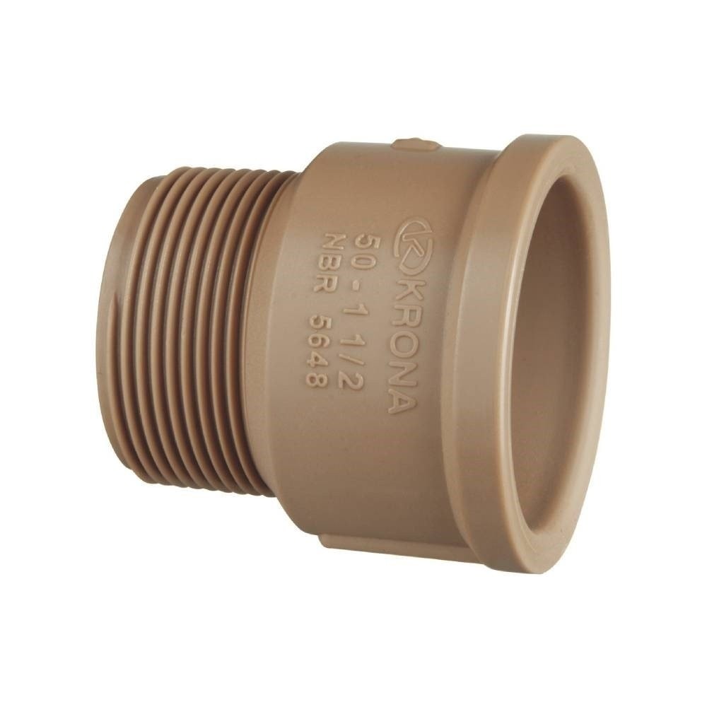Adaptador Soldável Curto Krona 20mm x 1/2 - Embalagem com 50 unidades