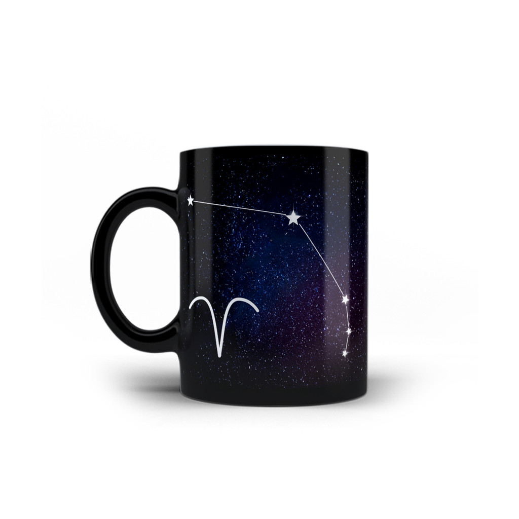 Imagem Caneca Signo de Áries Constelação Zodíaco Carneiro 325mL