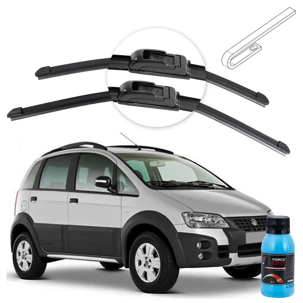 Palheta Limpador de Parabrisa Fiat Idea Adventure ano 06 a 10 Universal