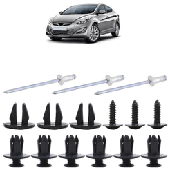 Kit Grampo Presilha Parabarro Dianteiro Elantra 2012 2013 2014 2015 2016 15 Peças