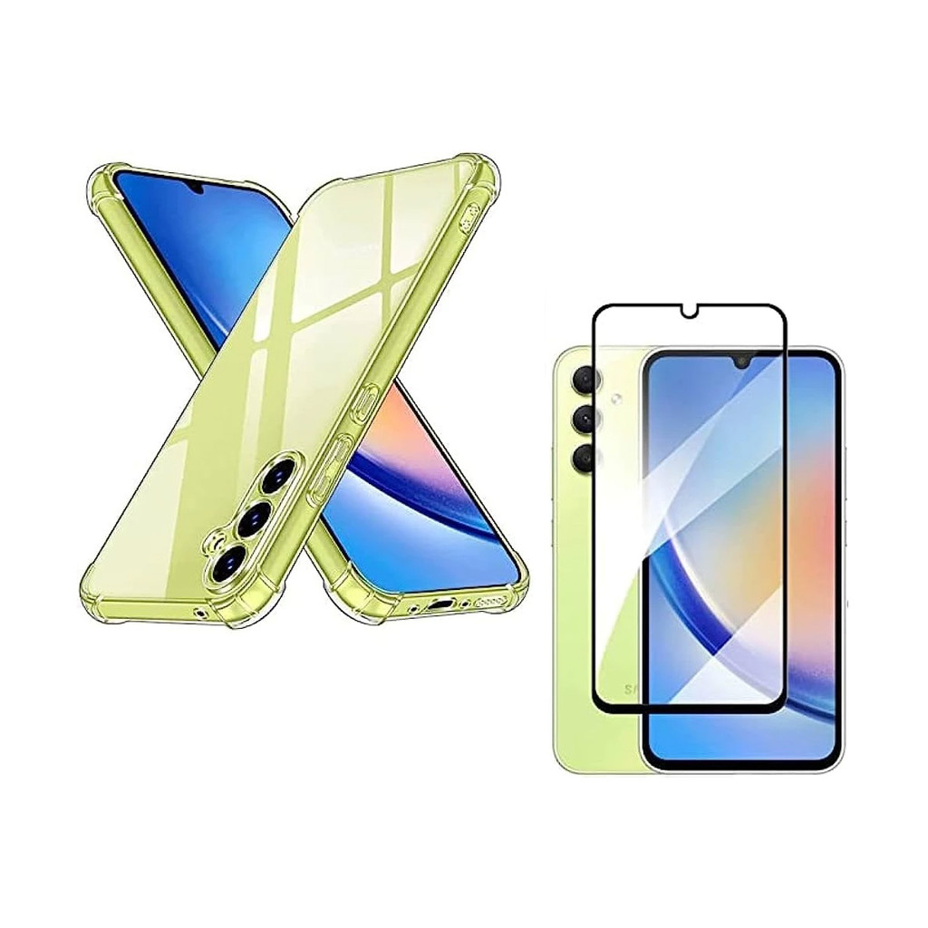 Capa Case Capinha Anti Impacto Compatível Com Galaxy M14 5G + Película 3D Vidro Temperado em Oferta na Shopee