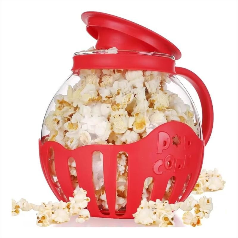 Pipoqueira Micro-ondas Vidro Fitness Óleo 2l Pipoca