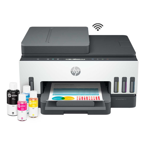 Impressora Multifuncional HP Smart Tank 754 Tanque de Tinta Colorida Scanner Duplex Wi-fi USB Bluetooth - 2H0A6A - Computers & Accessories