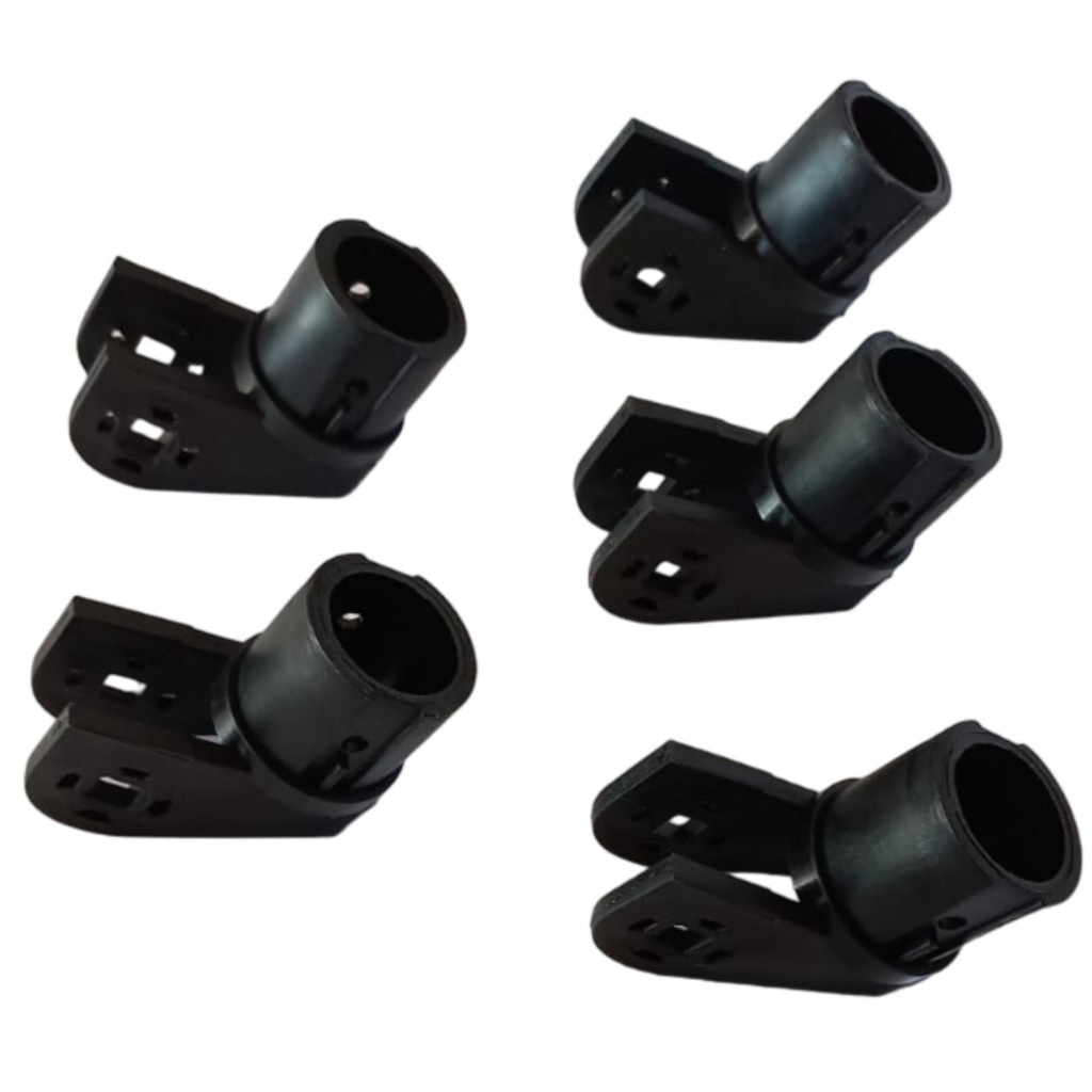 Kit Com 5 Suporte Do Motor / Bucha Central Ventilador Ventisol / Venti-delta 50cm. / 60cm. Pt.