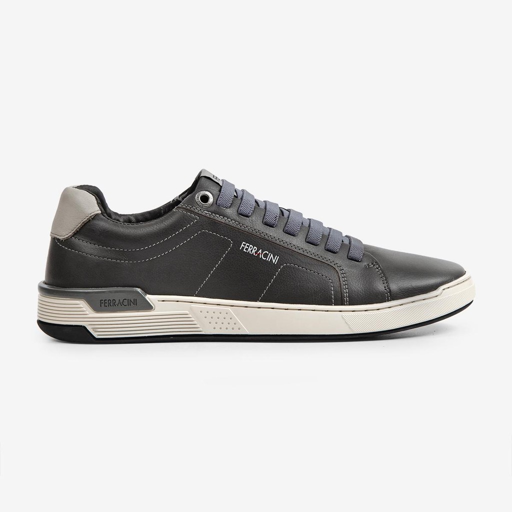 Sapatenis ferracini masculino modelo artico cinza 8276-617