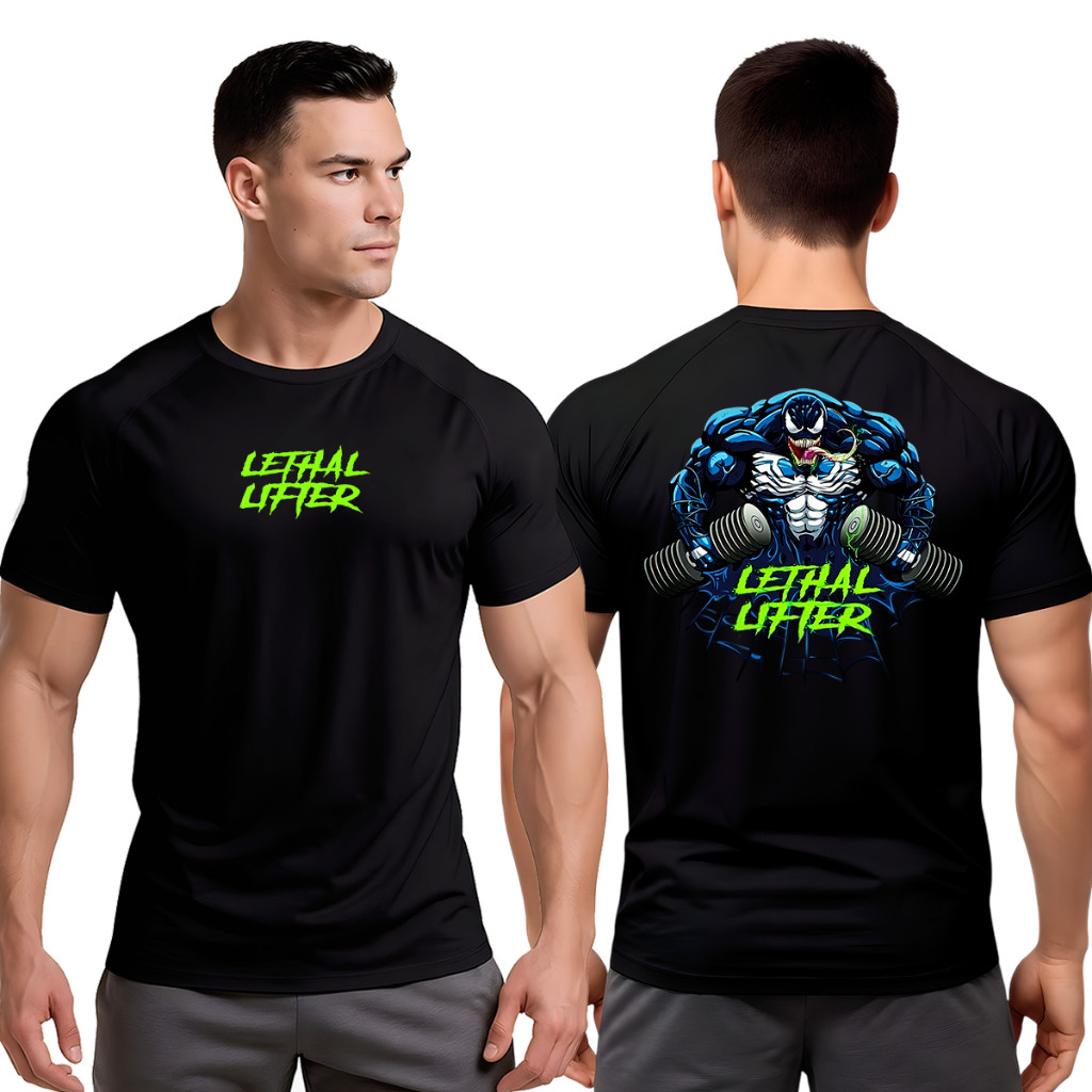 Camiseta Dry Fit Muscle Fit Masculina Marvel Venom