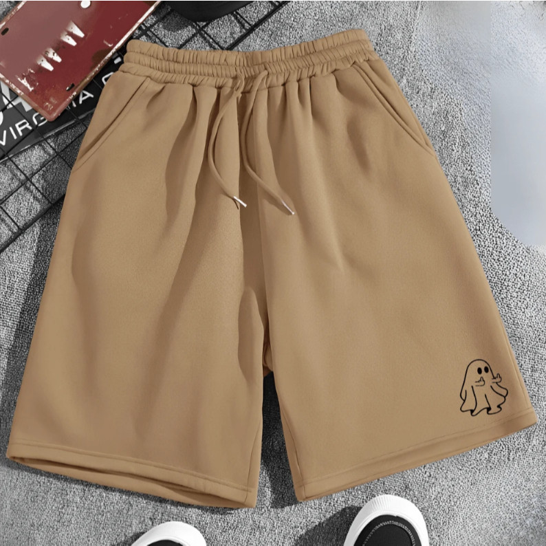 Bermuda Moletom Casual Confortável Fanstaminha Minimalista Verão Short Masculino