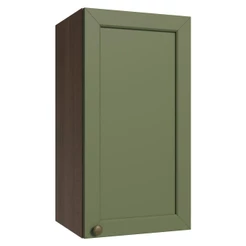 Armário Aéreo 35 cm 1 Porta Rustic/Verde Vik Madesa