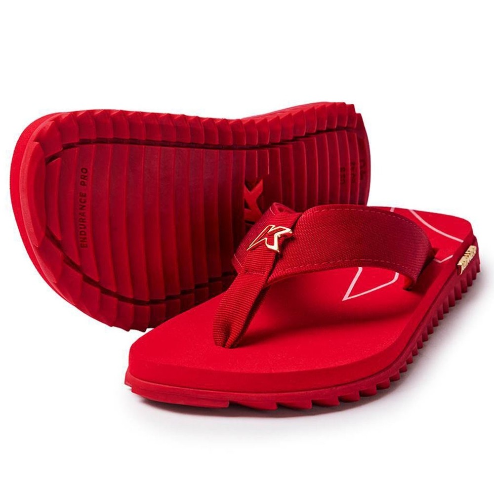 Chinelo Kenner Kivah Collab João Gomes - Vermelho - Men Shoes