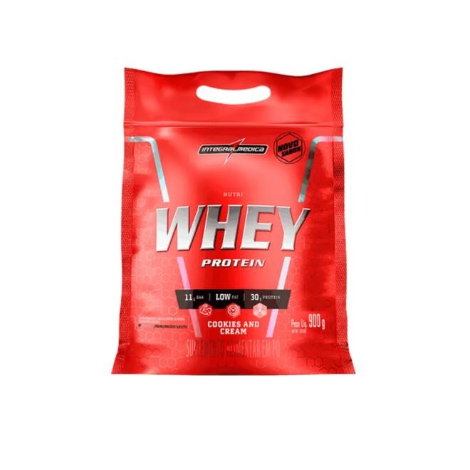 Whey 100% Pure Cookies and Cream Refil Integralmedica - 900g