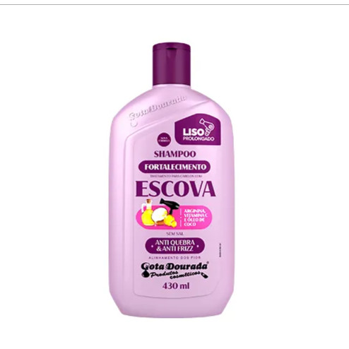 GOTA DOURADA SH FORTAL C/ESCOVA 430 ML em Oferta na Shopee