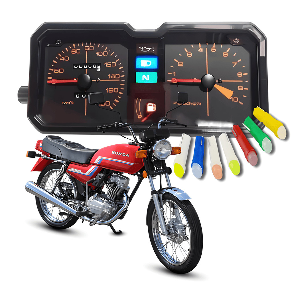 Led Painel Honda CB 450 400 10 Peças