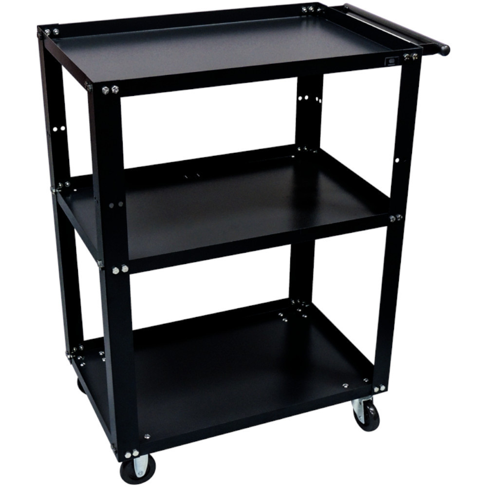 Carrinho para ferramentas aberto com 3 prateleiras - Dark - Presto - Home & Living