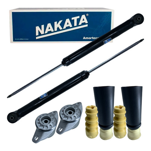 Par Amortecedor Traseiro Nakata + Kit Fox 2004 A 2009 Polo 2002 A 2006 Spacefox Suran 2004 A 2010 em Oferta na Shopee