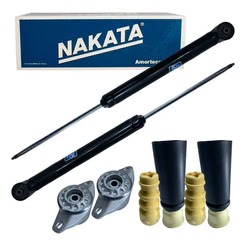 Par Amortecedor Traseiro Nakata + Kit Fox 2004 A 2009 Polo 2002 A 2006 Spacefox Suran 2004 A 2010