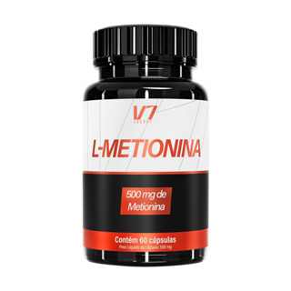 L-Metionina 500mg – 60 Cápsulas | V7 Energy em Oferta na Shopee