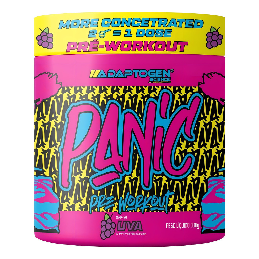 PANIC PRE-TREINO 300G UVA  ADAPTOGEN