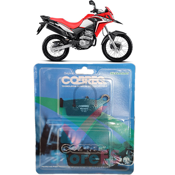 Pastilha de Freio traseira Honda XRE 300 Sem ABS - N943 em Oferta na Shopee