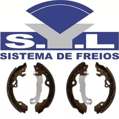 Sapata Lona Freio ECOSPORT 2003 a 2017 Fiesta 2007 a 2018 Traseira Teves SYL203102