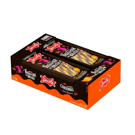 Bala Docile Gelatina Cabo da Vassoura da Bruxa Azedinha 12x15g - Food & Beverages