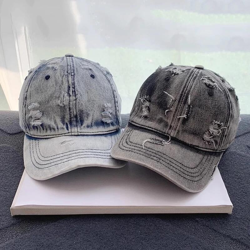 Boné Jeans Rasgado - Comprar com Melhor Preço em Bonés, Chapéus e Toucas