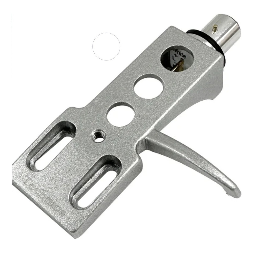 Suporte Headshell Prata Technics Numark Audio Technica