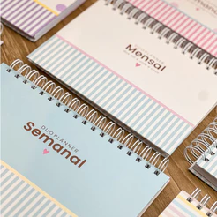 Duo Planner 2026 ou 2027 2 em 1 Planner Semanal Mensal Sem Data Planejamento Pessoal Produtividade