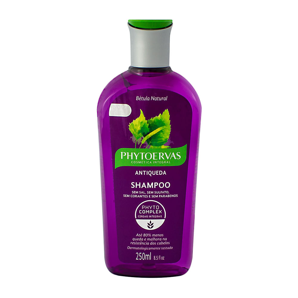 Shampoo Phytoervas Antiqueda Sem Sal com 250ml - Beauty