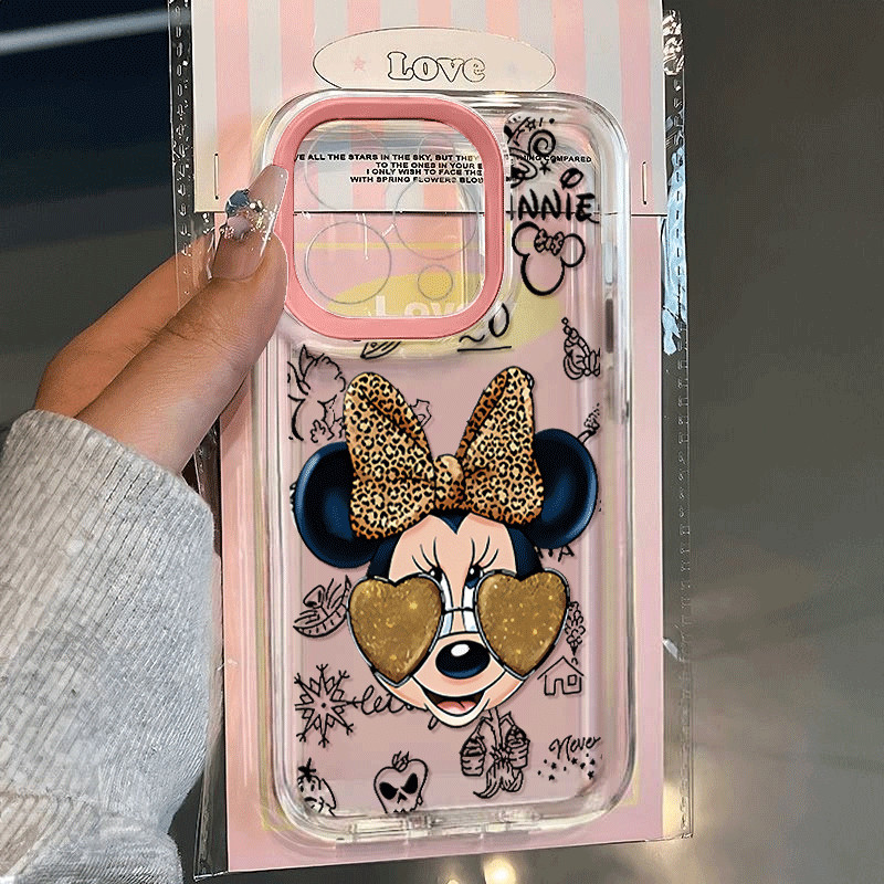 Capinha Capa Material transparente TPU Padrões da Disney Motorola Moto G04 G7 G1