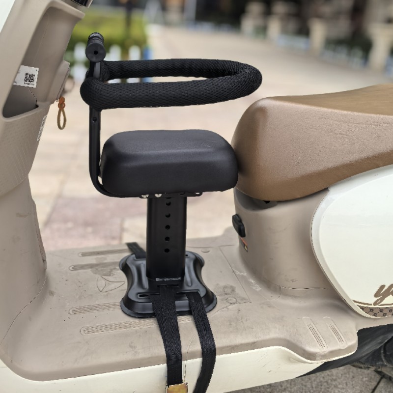 Carro elétrico assento de criança bateria dianteira motocicleta segurança infantil fezes Emma bezerro com ferramenta úti