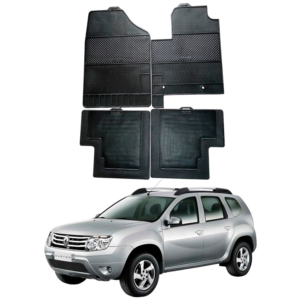 Tapete Renault Duster 2010-2014 Stratus 100% Borracha Borcol