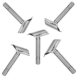 5 AparelhoS de Barbear Retrô em Metal com Navalha Cortante Para Barba, Bigode e Depilação em Oferta na Shopee