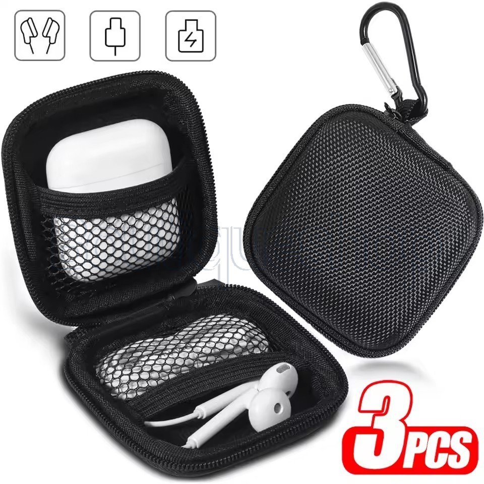 Estojo Portátil Para Fone De Ouvido-Fones , Bluetooth Sem Fio , Adaptador De Disco U ,-Capa Rígida À Prova De Choque-Bol