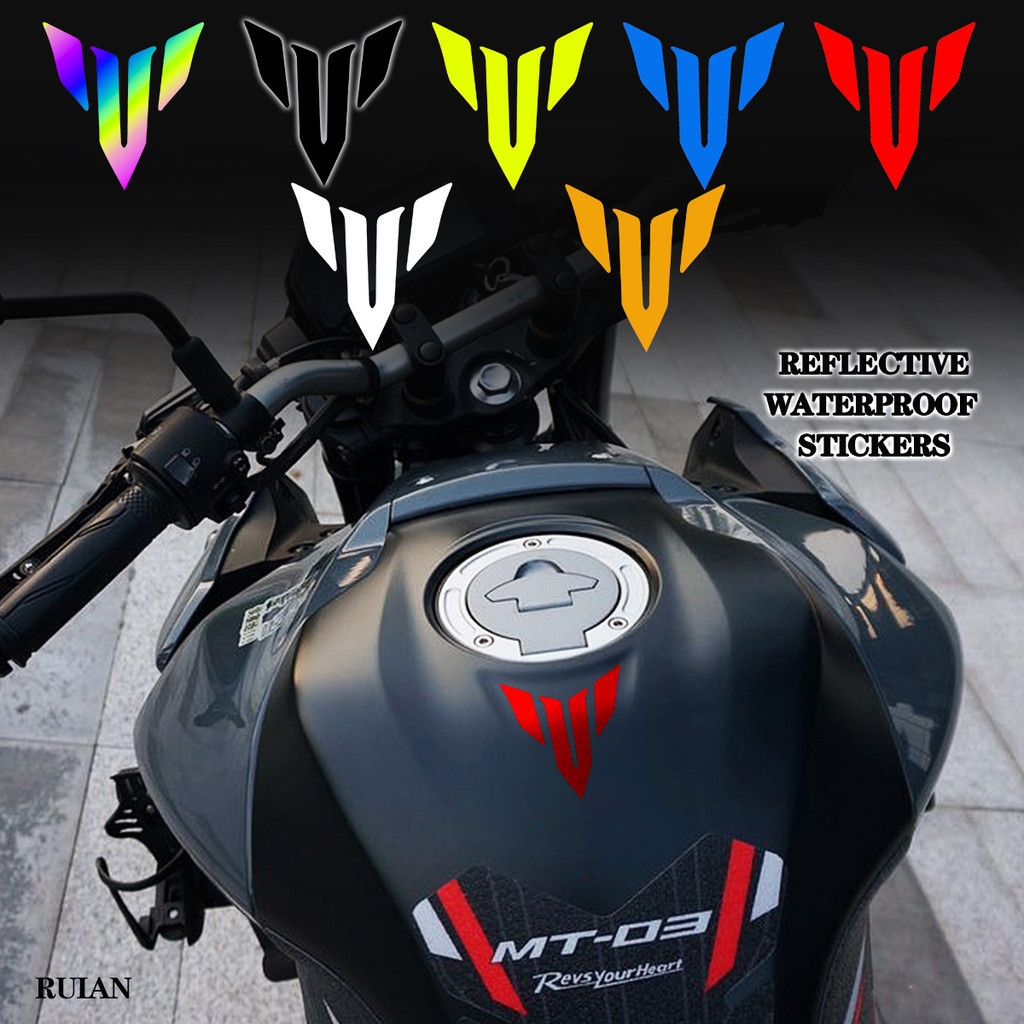 Autocolantes à prova d'água para modificação da carroceria frontal da Yamaha Série MT