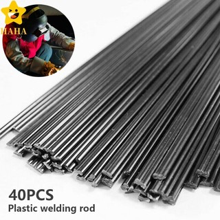 40pcs Hastes De Solda De 20cm Plástico Tiras Polipropileno Preto Varetas Carro Ferramentas De Reparo De Pára-Choques