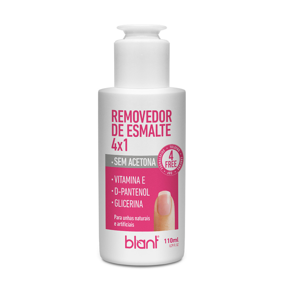 Removedor de Esmaltes Sem Acetona 4x1 Blant em Oferta na Shopee