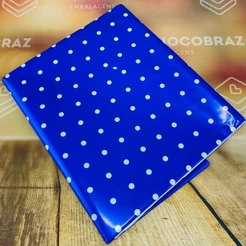10~50 TOALHAS P/ MESA FESTA POA ROYAL/BRANCO BOPP PEROLA 78X78 INOVE (CHOCO)