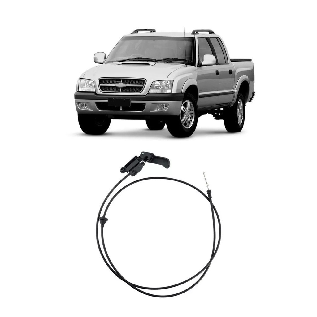 Cabo Abertura Capo S10 Blazer 1995 1996 1997 1998 1999 2000 2001 2004 2005 2006 2007 2008 2009 2010  2011 Com Alavanca em Oferta na Shopee