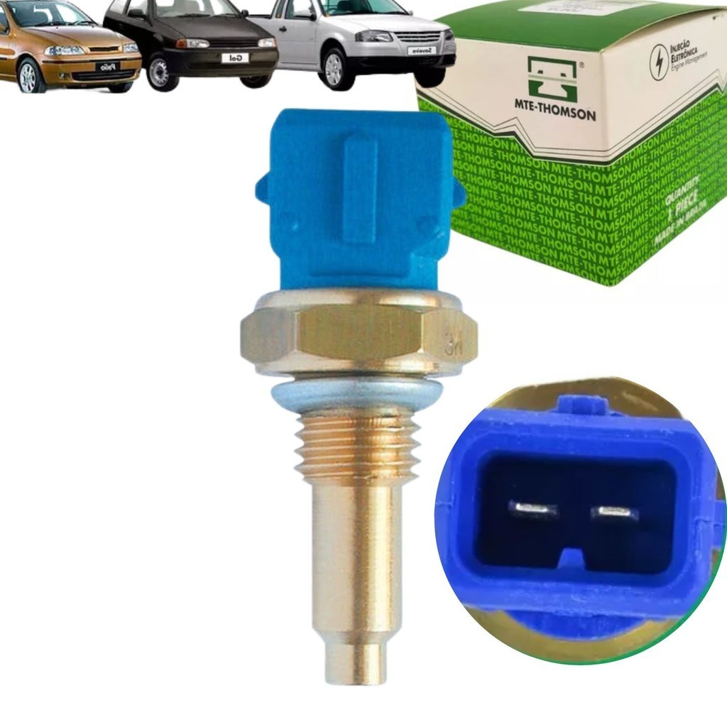 Sensor Temperatura de Água para Fiat Palio / Fiorino / Siena Fiasa Sevel - VW Gol / Parati / Santana / Saveiro AP 1.6 1. em Oferta na Shopee