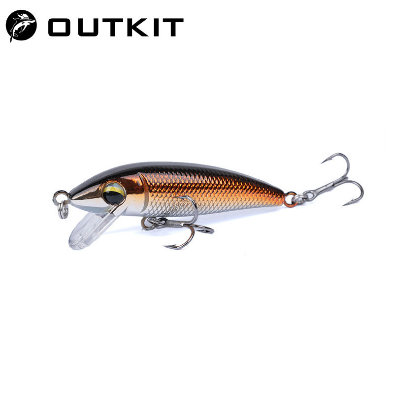 OUTKIT Pesca 5,6cm 4,6g Bass Big Fish Crankbaits Pescaria Lure Wobblers Flutuantes Para Pike Minnow Tackle