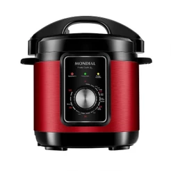 Panela De Pressão Elétrica Mondial Pratic Cook 3L Red 127V