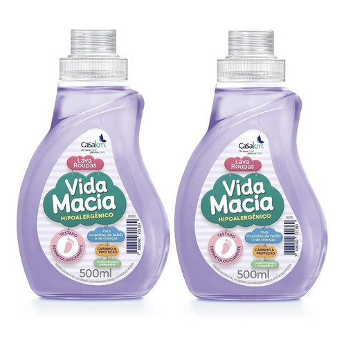 Kit 2 Un Lava Roupa De Criança Vida Macia Carinho e Proteção