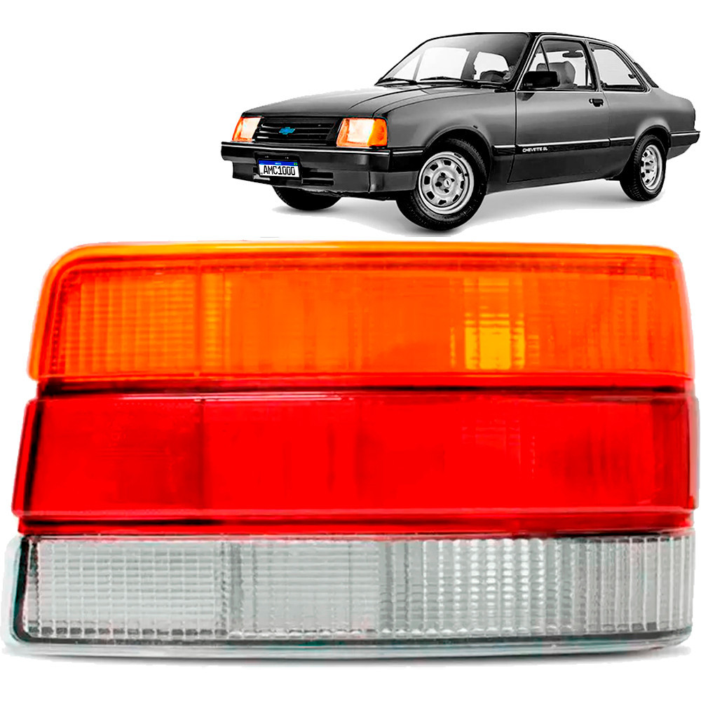Lanterna Traseira Chevette 87/93 Tricolor Ld