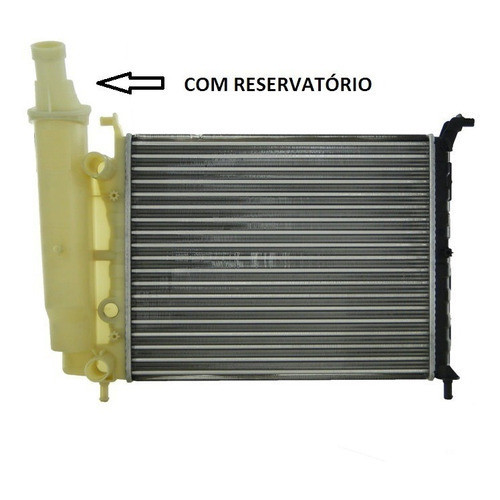 Radiador Fiat Palio 96/97/98/99/2000 S/ Ar Com Reservatório — imagem 2 de 2