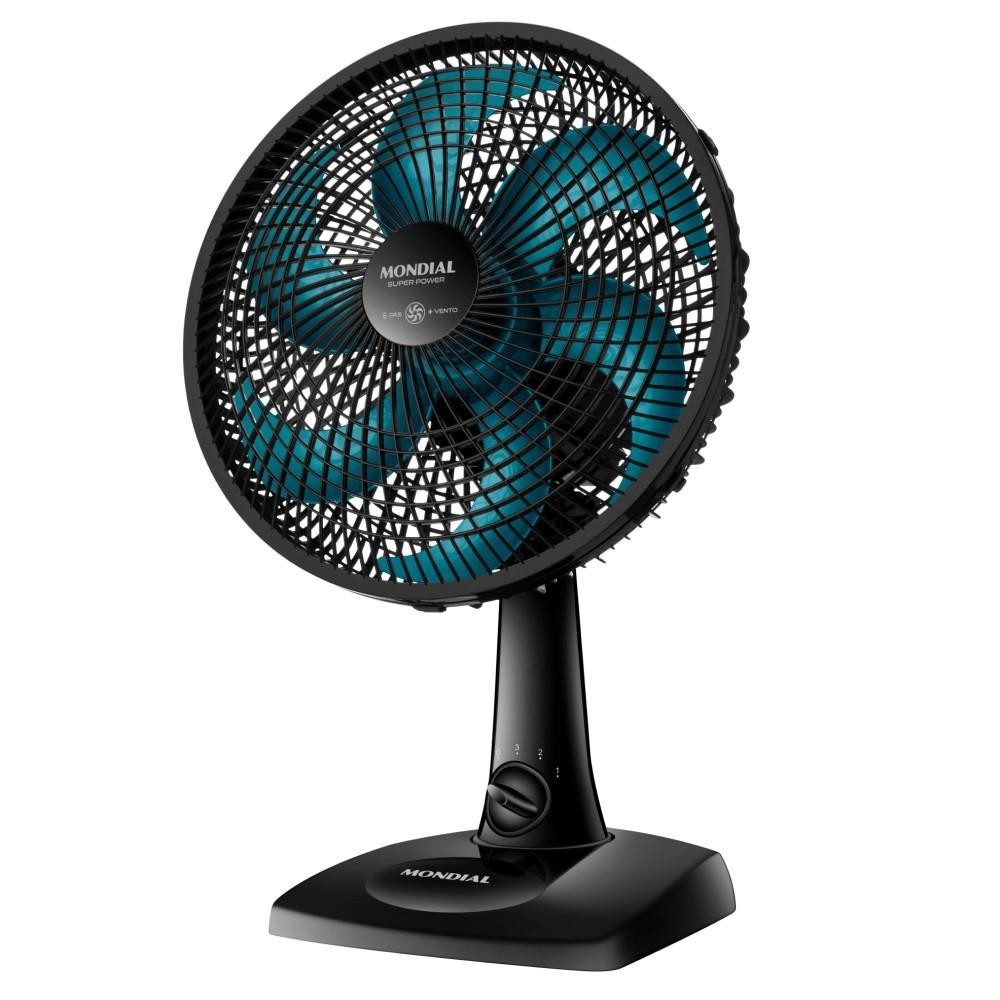 Ventilador de Mesa Mondial VSP-30-AP 6 Pás 30cm Preto 127v em Oferta na Shopee