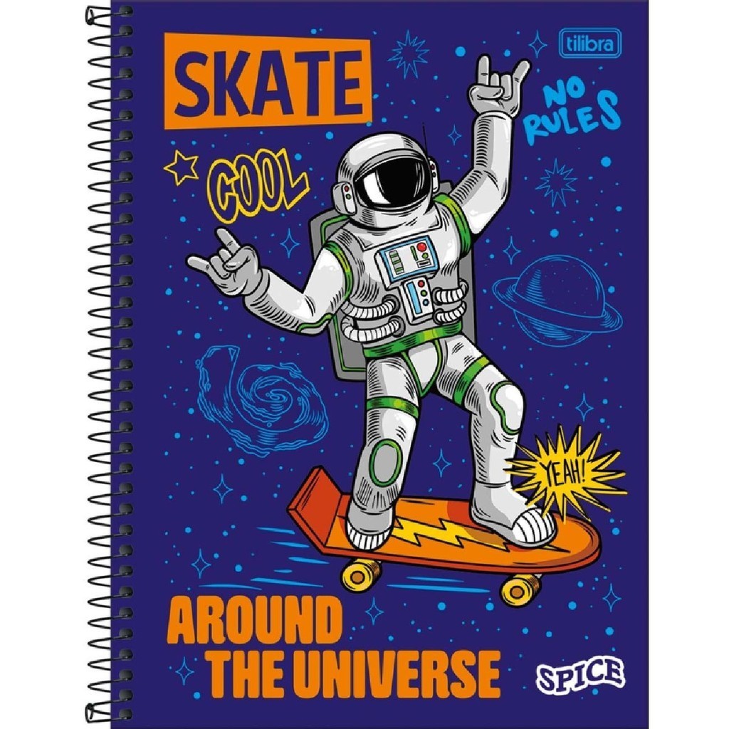 Caderno Universitário Tilibra Spice Masculino Espiral Capa Dura 1 Matéria 80 Folhas em Oferta na Shopee